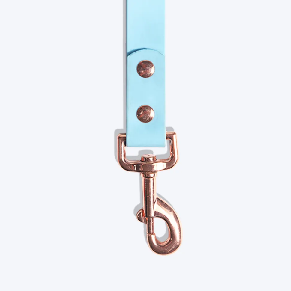 HUFT Pastel Pawprint Rain Friendly Dog Leash - Blue - 1.2 m