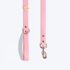 HUFT Pastel Pawprint Rain Friendly Dog Leash - Pink - 1.2 m