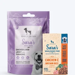 HUFT Pawcrafted Treat & Wet Food Combo: Chicken Liver & Grain For Dogs