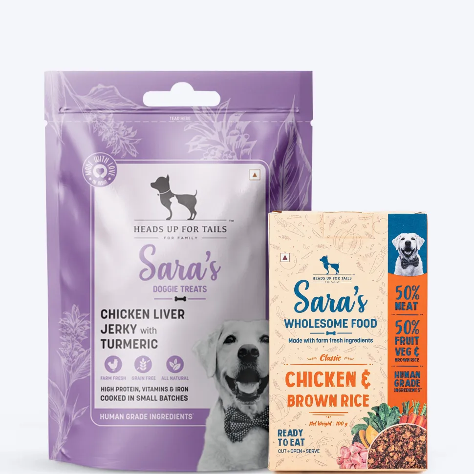 HUFT Pawcrafted Treat & Wet Food Combo: Chicken Liver & Grain For Dogs