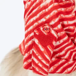 HUFT Pawdhani Leheriya Kurta For Dog - Red
