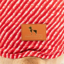 HUFT Pawdhani Leheriya Kurta For Dog - Red