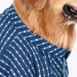 HUFT Pawdhani Lehriya Kurta For Dog - Blue