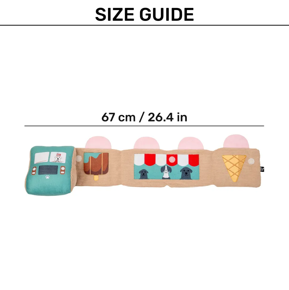 HUFT Paw-sicle Truck Interactive Toy For Dog - Multicolor