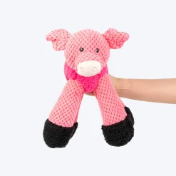 HUFT Piggy Long-Legs Plush Toy For Dog - Pink