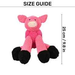HUFT Piggy Long-Legs Plush Toy For Dog - Pink