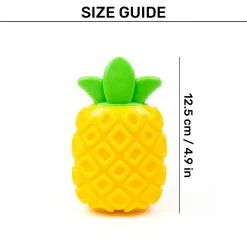 HUFT Pineapple Pop Chew Toy For Dog - Yellow