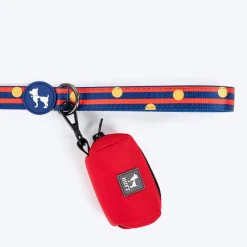 HUFT Playstripes Leash For Dog - Rust & Navy