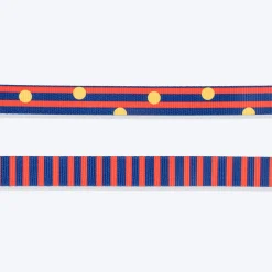 HUFT Playstripes Leash For Dog - Rust & Navy