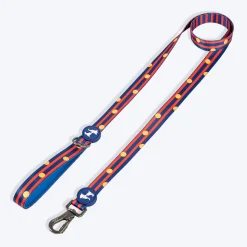 HUFT Playstripes Leash For Dog - Rust & Navy