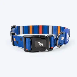 HUFT Polka Play Collar For Dog - Blue