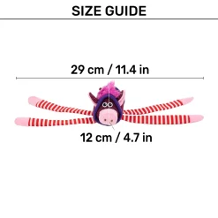 HUFT Pretty Piggie Plush Toy For Dog - Red & White