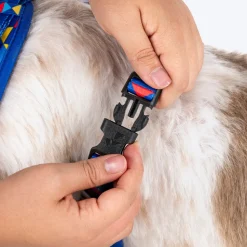 HUFT Prism Patterns Adjustable Harness For Dog - Blue