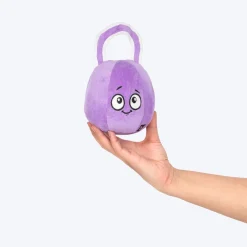 HUFT Pumped Puppers Squeaky Plush Toy For Dog - Purple