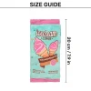 HUFT Pupscoop Crinkly Toy For Dog - Light Turquoise & Pink