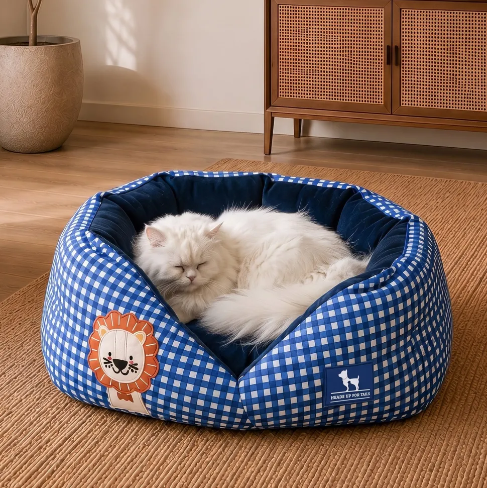 HUFT Purrfect Perch Bed For Cat & Puppy - Blue