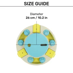 HUFT Puzzle Pop Interactive Toy For Dog - Blue & Green