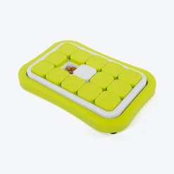 HUFT Puzzle Pups Interactive Toy For Dog - White & Green