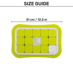 HUFT Puzzle Pups Interactive Toy For Dog - White & Green