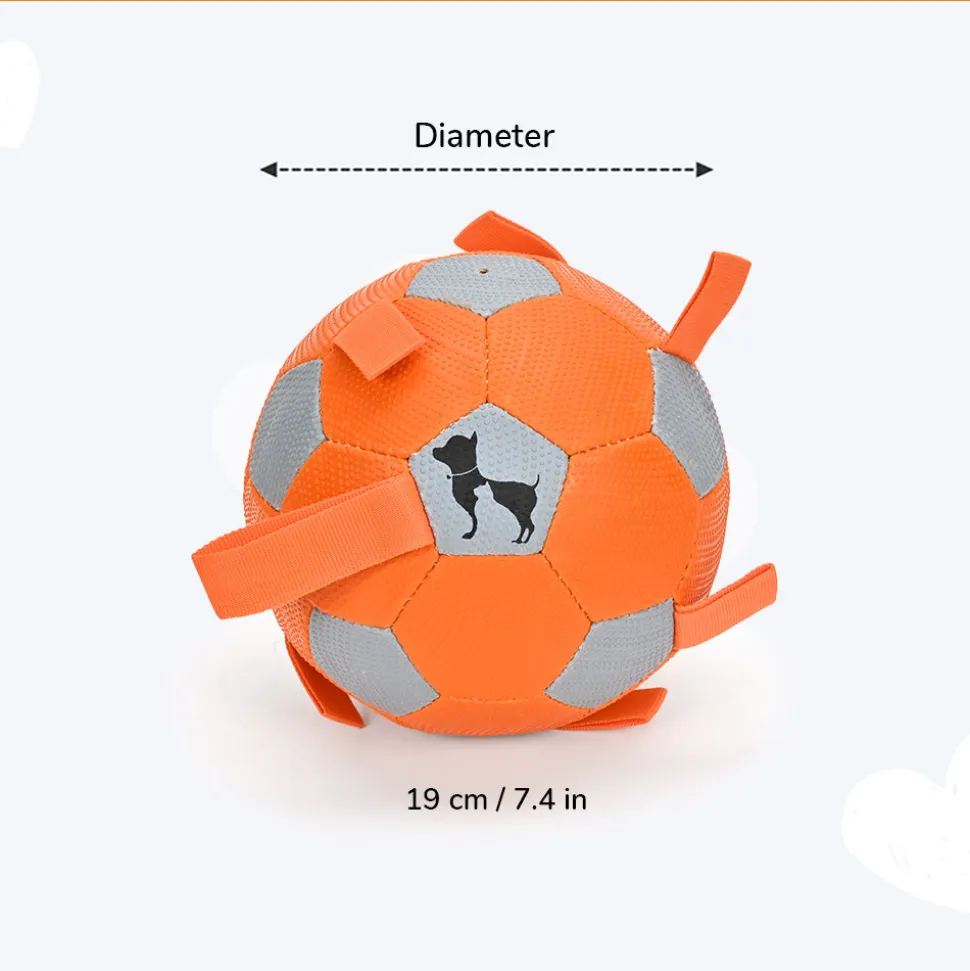 HUFT Quintessential Rubber Football For Dog