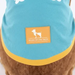 HUFT Rainbow Happiness Printed T-Shirt For Dog - Sky Blue