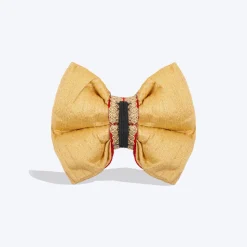 HUFT Rajwada Chevron Bow Tie For Dog - Red