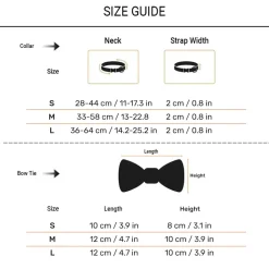 HUFT Rang Riwaz Bow Tie With Strap For Dog - Pink