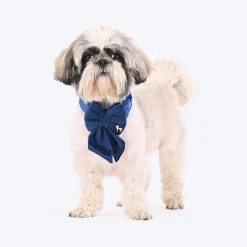 HUFT Regal Luxe Bow Tie For Dog - Navy