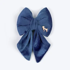 HUFT Regal Luxe Bow Tie For Dog - Navy