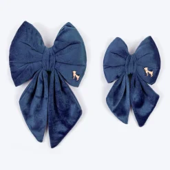 HUFT Regal Luxe Bow Tie For Dog - Navy