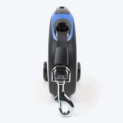 HUFT Retractable Leash With Poop Bag Dispenser For Dog - Blue