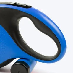 HUFT Retractable Leash With Poop Bag Dispenser For Dog - Blue
