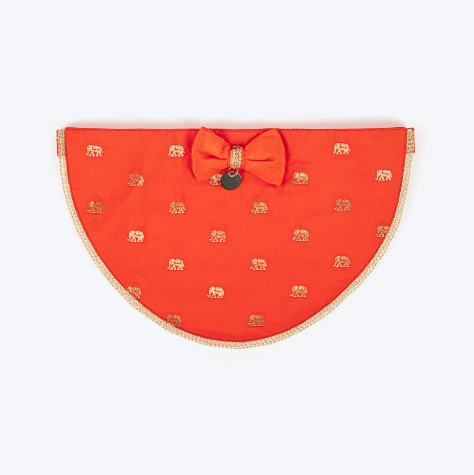 HUFT Royal Elephant Bandana For Dog - Orange