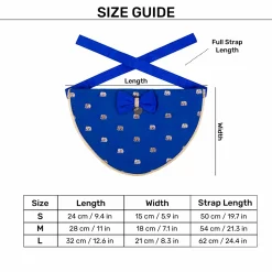 HUFT Royal Elephant Bandana For Dog - Royal Blue