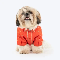 HUFT Royal Elephant Brocade Kurta For Dog & Cat - Orange