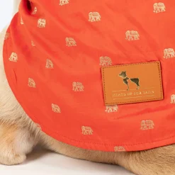 HUFT Royal Elephant Brocade Kurta For Dog & Cat - Orange