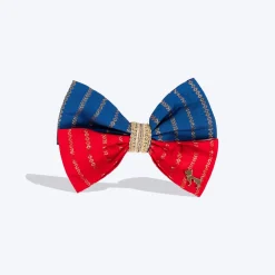 HUFT Royal Rang Bow Tie For Dog - Red & Blue