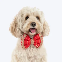 HUFT Royal Rang Bow Tie For Dog - Red