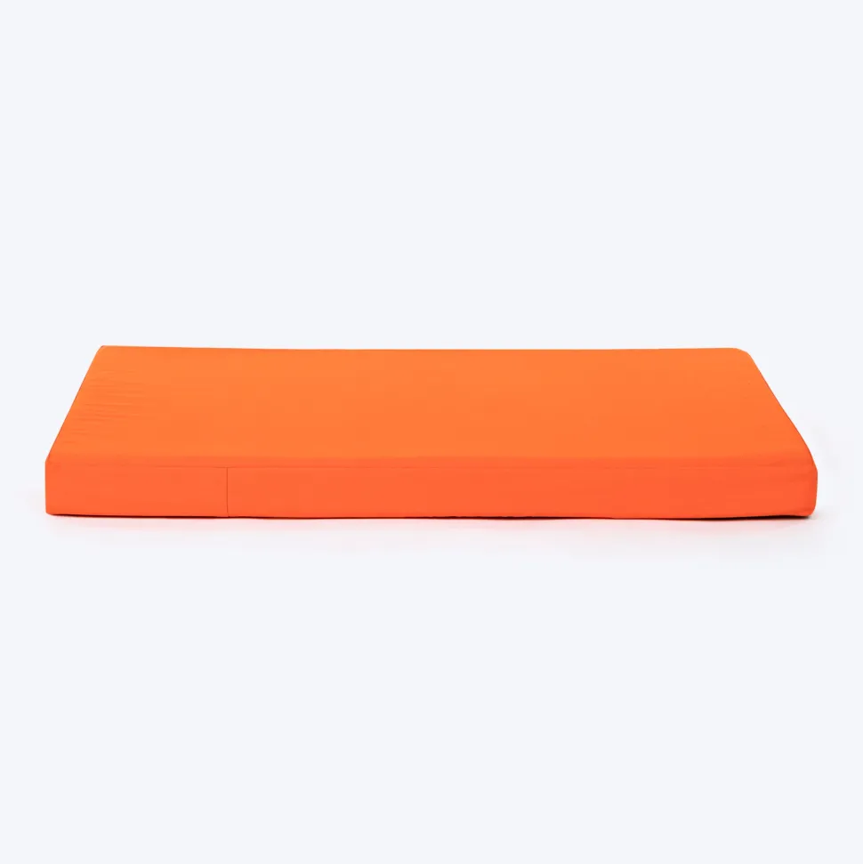 HUFT Royal Snooze Bed for Dog - Grey & Orange