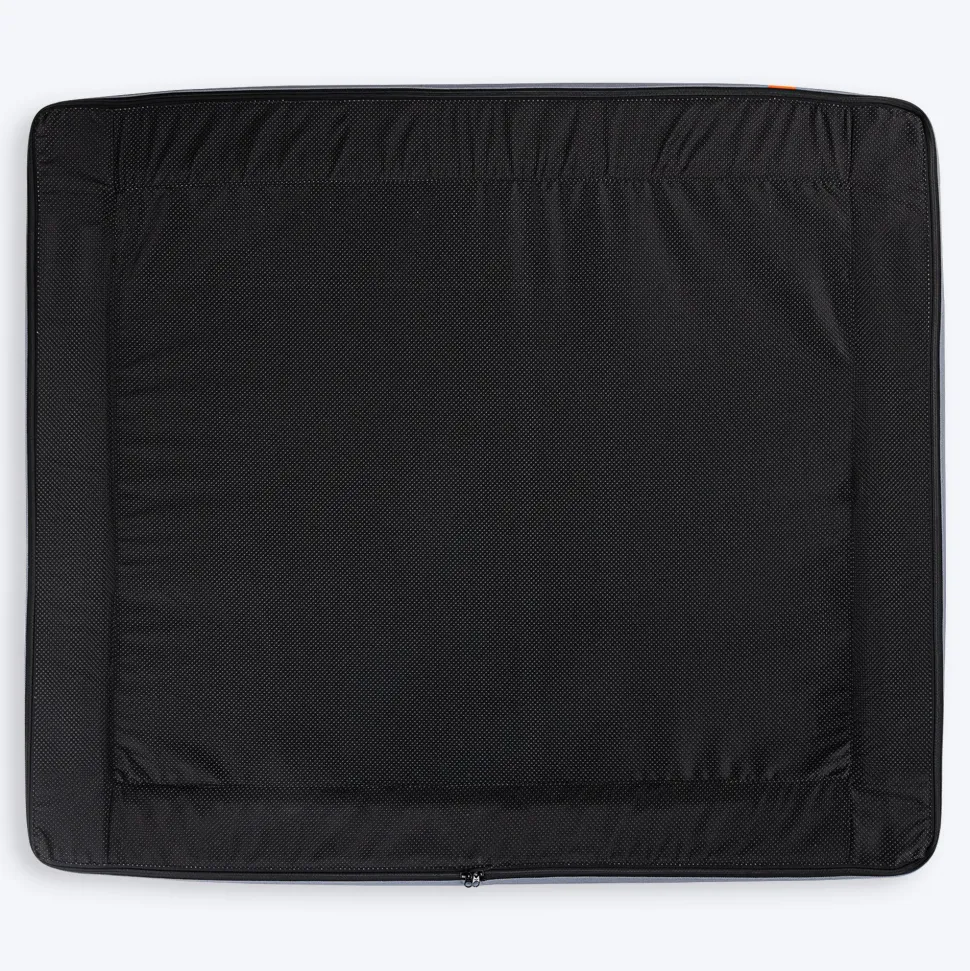 HUFT Royal Snooze Bed for Dog - Grey & Orange