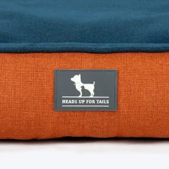 HUFT Rustic Retreat Dog Bed - Rust & Navy