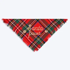 HUFT Santa Paws In Town Dog Bandana (Red and Green)