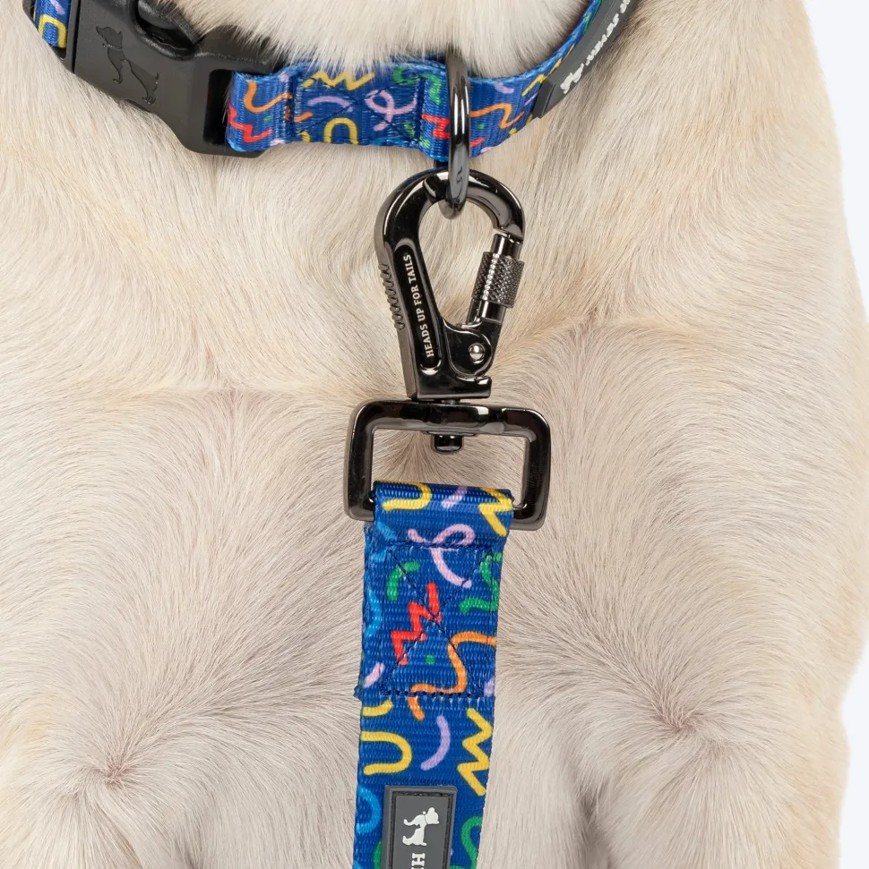 HUFT Scribble Dribble Leash For Dog – Blue