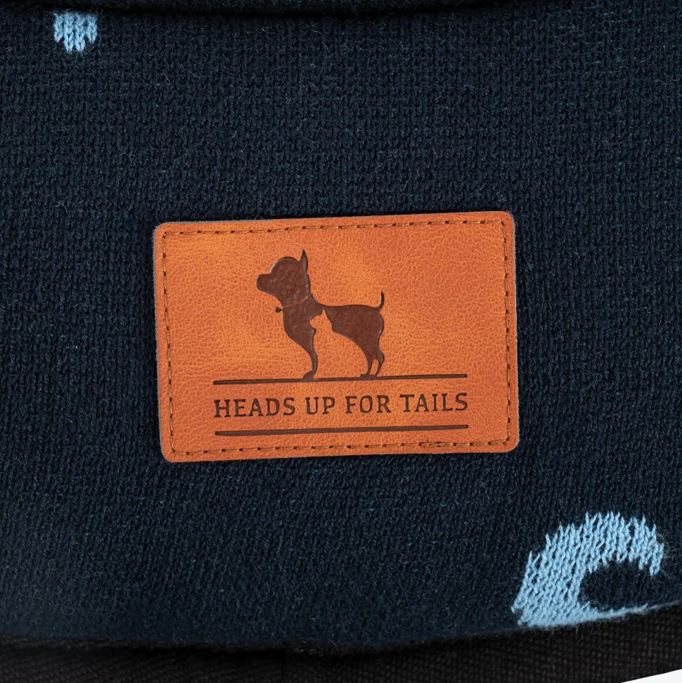 HUFT Shadow Tails Round Mat For Dog - Blue
