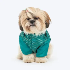 HUFT Shahi Paws Kurta For Dog & Cat - Green