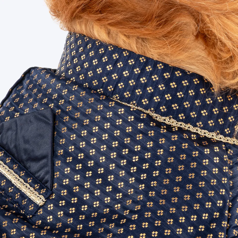 HUFT Shahi Paws Kurta For Dog & Cat - Navy Blue