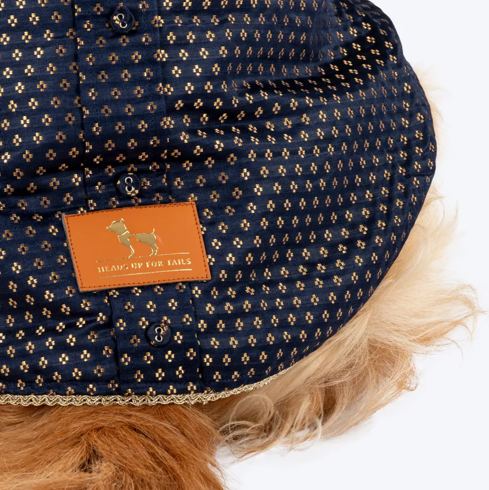 HUFT Shahi Paws Kurta For Dog & Cat - Navy Blue