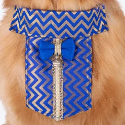 HUFT Shahi Sherwani Bandana For Dog - Royal Blue