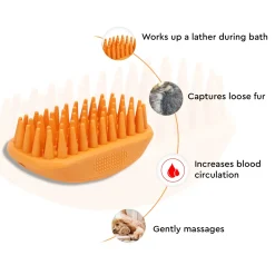 HUFT Silicon Pet Grooming Brush