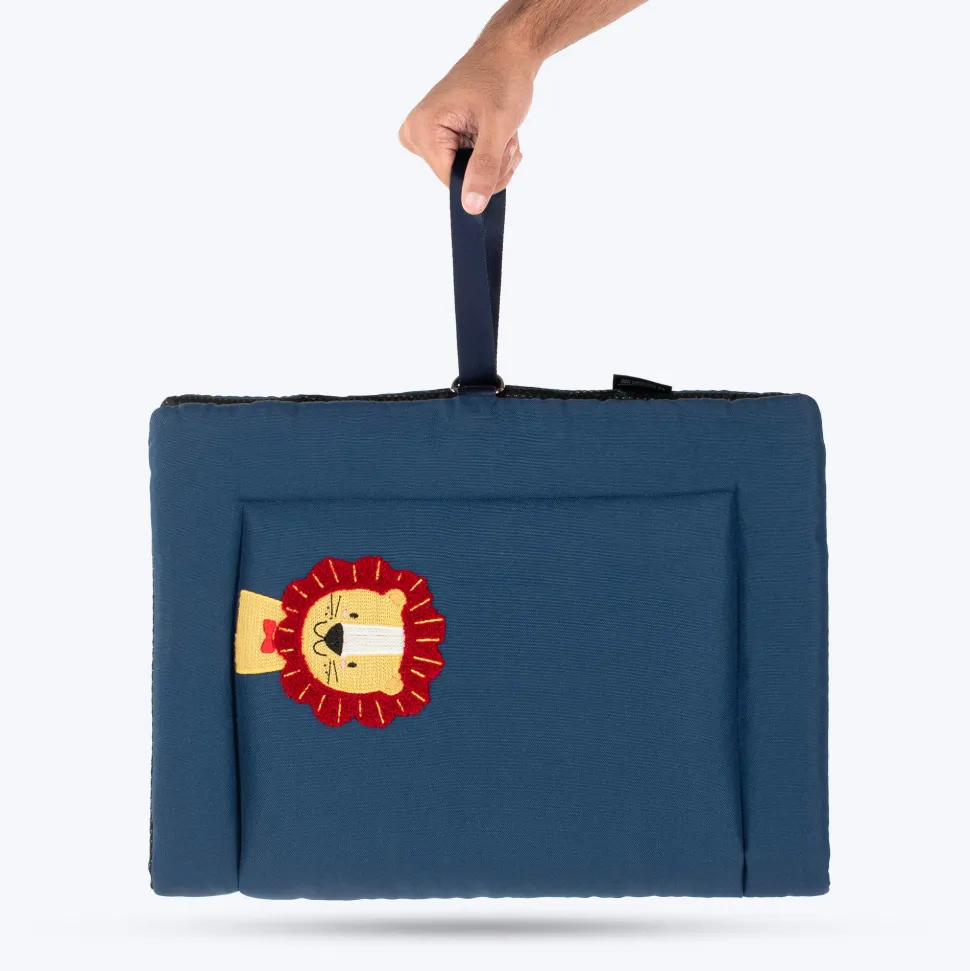 HUFT Simba Flat Mat For Dog - Blue